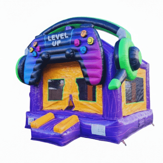 Bounce House 3D Level UP rental, 3D bounce house Woodburn, Level UP inflatable rental, party rentals Woodburn OR, kids party entertainment, obstacle course bounce house, event rentals Oregon, inflatable games, Gael Party Rental Woodburn